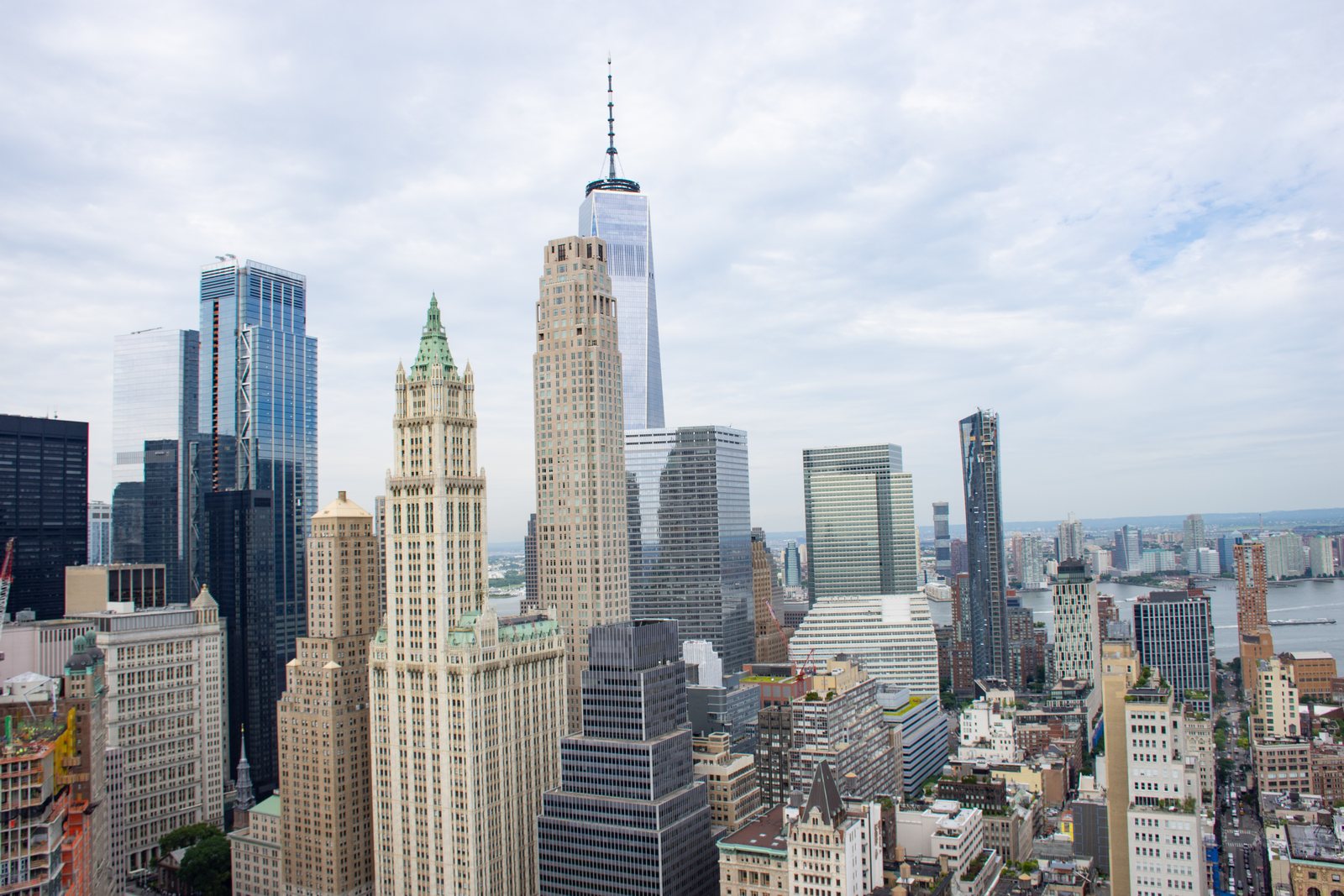 One World Trade Center seen from the cupola.
