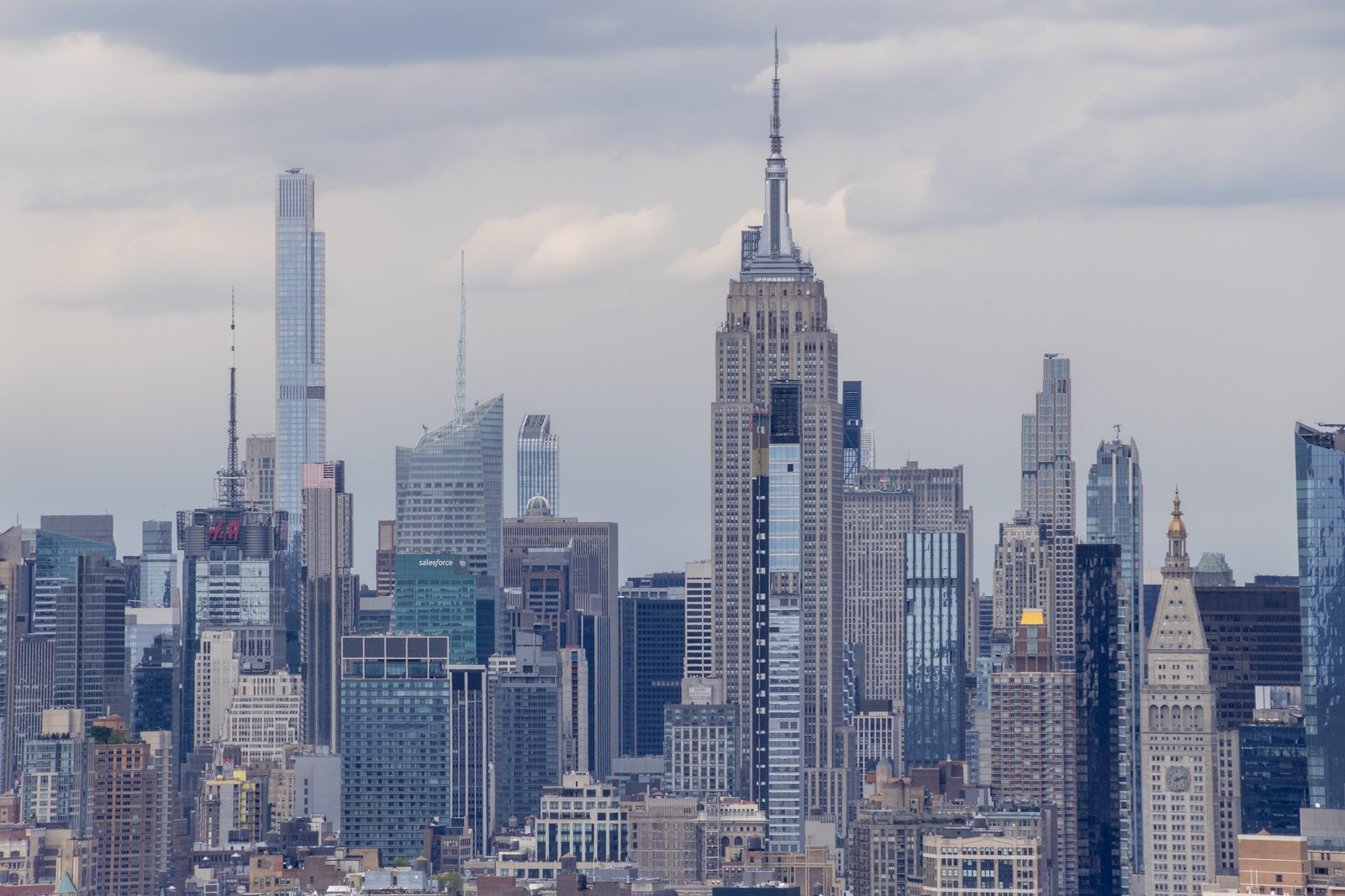 The Empire State Building seen from the cupola.
