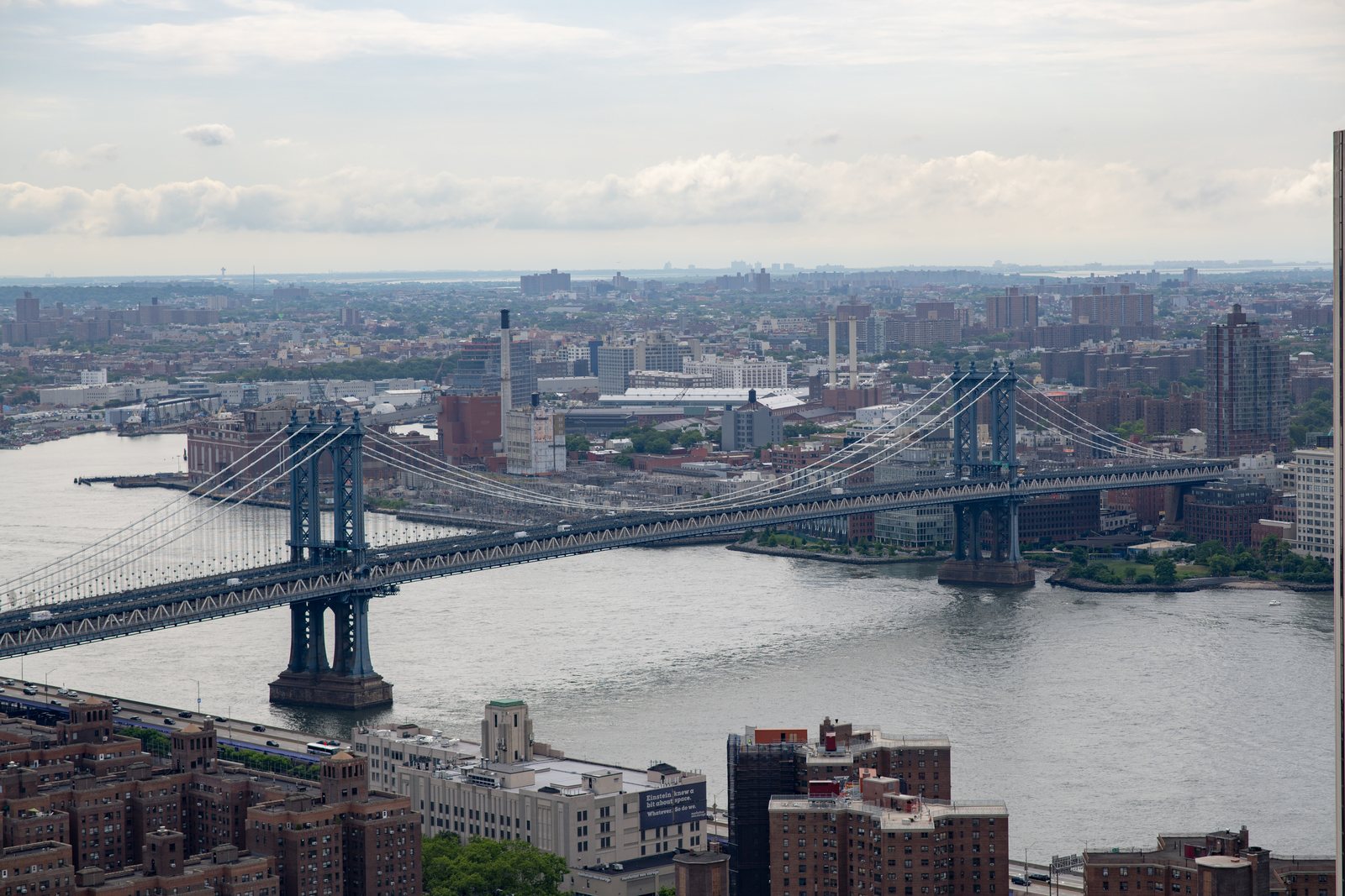 The Manhattan Bridge seen from the cupola.