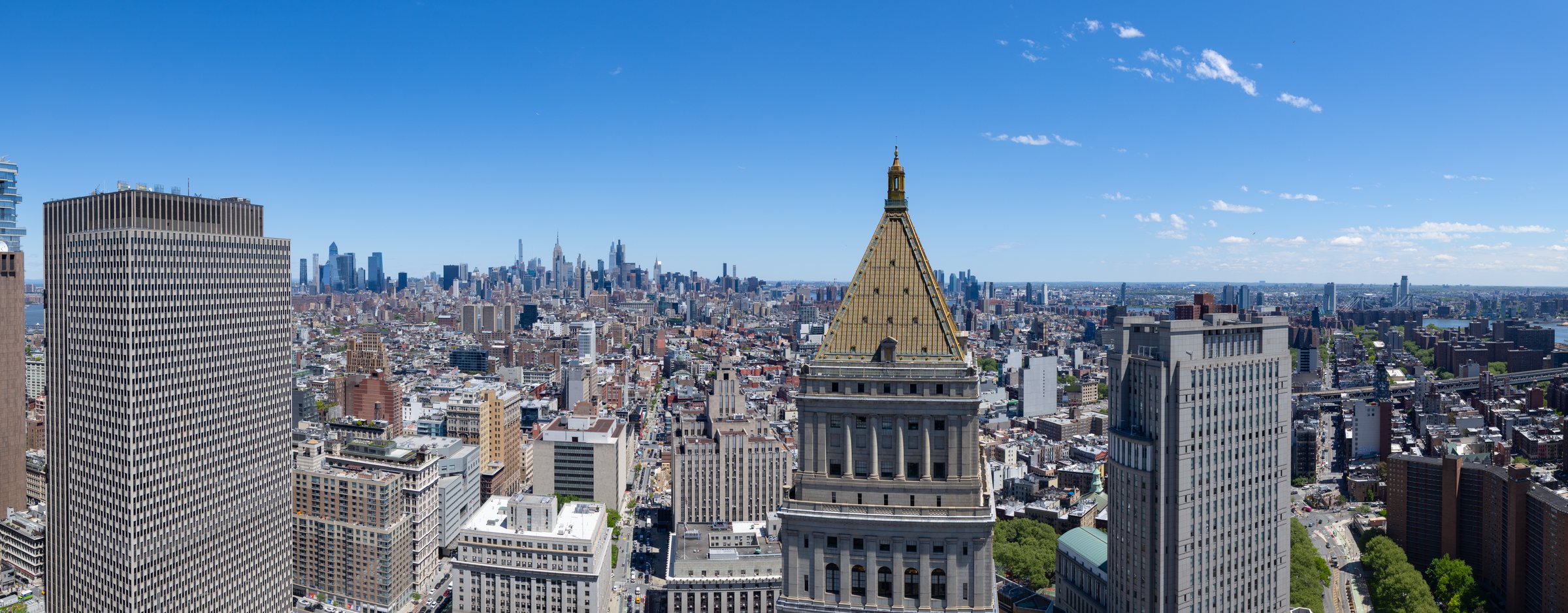 View north from the cupola toward Midtown.